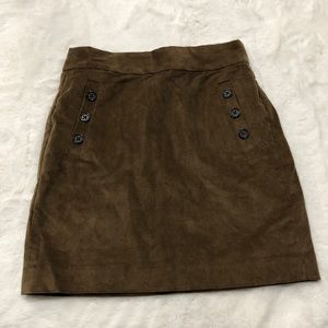 Banana republic corduroy mini skirt
